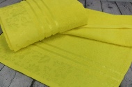 Набор махровых полотенец-2 шт- №806 (лимон, 401)