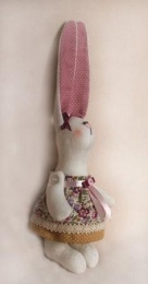 Набор для создания текстильной игрушки арт. R008 Rabbit's Story, 28 см - Ваниль