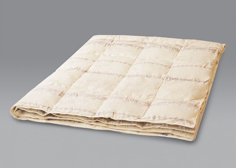 Одеяло миниевро (200х220) пуховое "Лаванда" Каригуз Basic (Марфа Подушкина)
