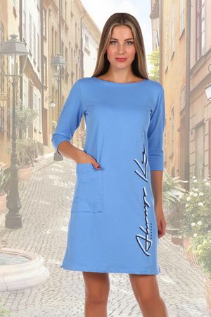 Платье женское модель Натаниэль голубой