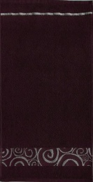 Полотенце 30х60 махровое "Либерти" 5246 (вид 124, темно-коричневый)