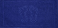 Полотенце 30х60 махровое "Ножки" (синий)
