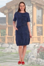 Платье женское модель 3417 синий