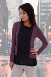 Блузка женская модель Модуль фиолетовый