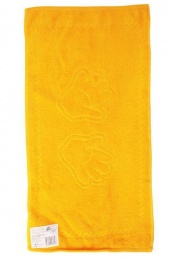 Полотенце 30х60 махровое  "Ручки" (желтый)