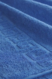 Полотенце махровое 40х70 "Синий" гладкокрашеное