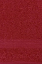 Полотенце махровое 40х70 "Красный" (косичка)
