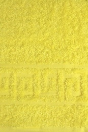 Полотенце махровое 50х90 "Ярко жёлтый" гладкокрашеное 
