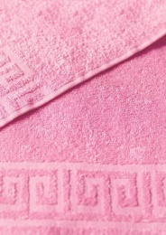 Полотенце махровое 50х85 "Розовый" гладкокрашеное
