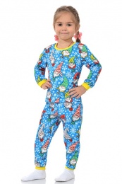 Пижама детская "Гномы" (футер с начесом)