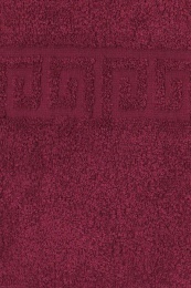 Полотенце махровое 40х70 "Темно-малиновый" гладкокрашеное
