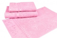 Набор махровых полотенец-3 шт- №860 (светло-розовый, 312)