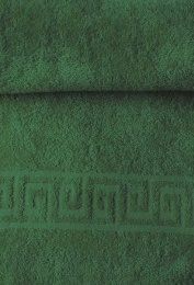 Полотенце махровое 40х70 "Темно-зеленый" гладкокрашеное