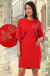 Платье женское модель 4720 красный