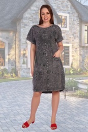 Платье женское модель 3414 темно-серый