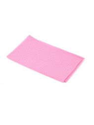 Полотенце вафельное (40х70 см), розовый