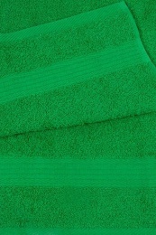 Полотенце махровое 50х90 бордюр №120 -пл. 350 гр/м²- (классический-зеленый,  523)
