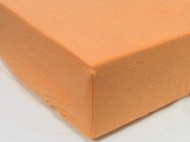 Простыня на резинке трикотажная 60х120 / оттенки оранжевого