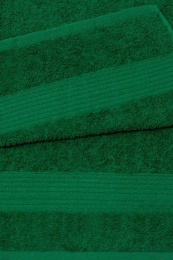 Полотенце махровое 70х140 бордюр №120-пл. 350гр/м²- (темно-зеленый, 505)