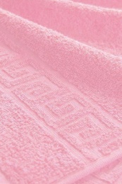 Полотенце махровое 70х135 "Розовое" гладкокрашеное