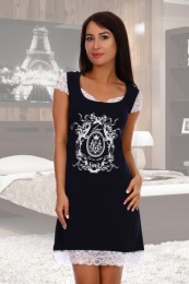 Сорочка женская модель Династия темно-синий