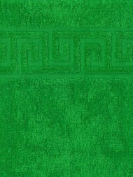 Полотенце махровое 70х140 "Классический зеленый" гладкокрашеное