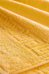Полотенце махровое 40х70 "Желтый" гладкокрашеное