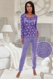 Пижама женская модель Вердикт фиолетовый