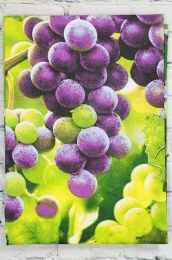 Пододеяльник 2,0 сп бязь 120 гр/м, серия ЛЮКС "Сочный виноград" арт. 1671