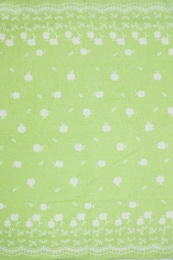 Одеяло детское байковое 100х140 АРТ: Барвинок (цвет зеленый)