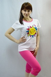 Костюм женский "Солнышко" (футболка+бриджи)