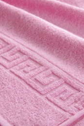 Полотенце махровое 40х65 "Розовый" гладкокрашеное