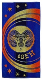 Полотенце 50х100 со знаком зодиака "Овен"