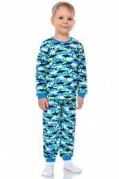 Пижама на мальчика П-2 "Акулы" (кулирка)