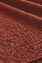 Полотенце махровое 40х65 "Рубин" гладкокрашеное