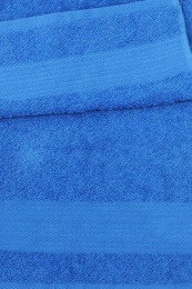 Полотенце махровое 70х130 бордюр №120 -пл. 300 гр/м²- (синий, 618)