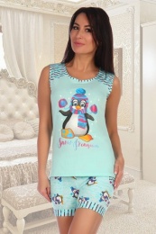 Пижама женская модель 3512 ментол