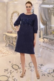 Платье женское модель Ориджинал темно-синий