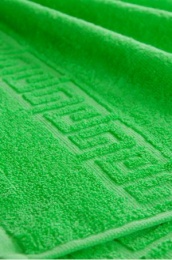 Полотенце махровое 70х135 "Классический зеленый" гладкокрашеное