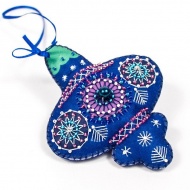 Набор для шитья и вышивания сувенир арт.МП-10х12- 8463 Синий фонарик
