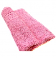 Полотенце махровое банное 70х140 Розовое гладкокрашеное