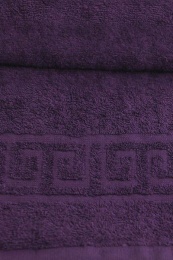 Полотенце махровое 70х140 "Фиолетовый" гладкокрашеное