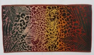 Полотенце 40х70 махровое "Леопард в джунглях 3''