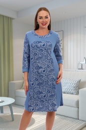 Сорочка женская модель 1335 синий