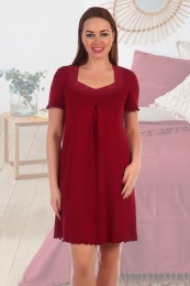 Сорочка женская модель 4151 бордовый