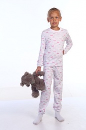 Пижама детская "Собачка" (розовая)