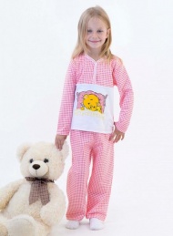 Пижама детская "Соня" с шелкографией (футер)