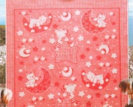 Одеяло детское байковое 100х140  АРТ: Соня (цвет персиковый)