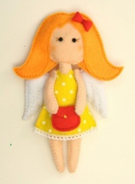 Набор для создания кукол из фетра арт. ПФА-353 "Ангелочки" Модница