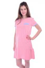 Платье женское "Кокетка" (розовая)